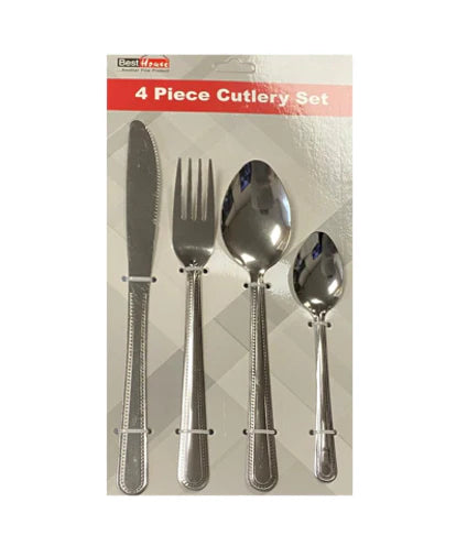 Steel Kitchen Dining Cutlery Set of 4