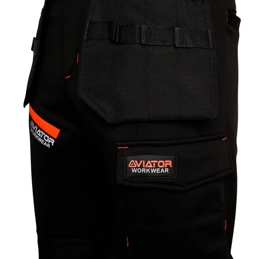 Aviator Workwear AV-76 Softshell Trousers Cargo Trousers Work Trousers Workwear