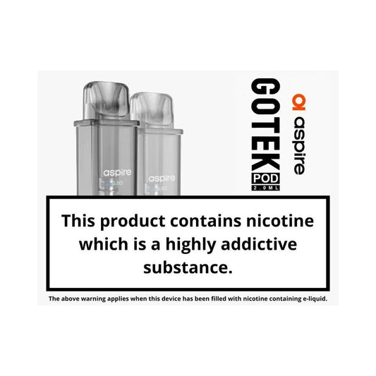 Aspire GOTEK X Pack of 2 Pods 0.8 Ohm Pod Vape